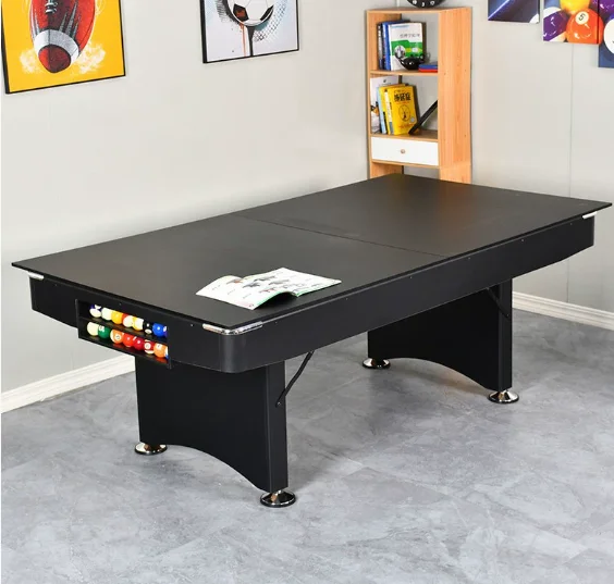 Mesa de billar americana plegable, mesa de billar de 7 pies, mesa de billar familiar para adultos, equipo de ocio interior