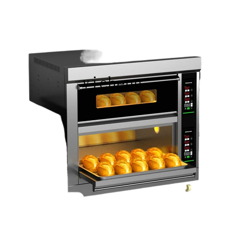 XL Electric Oven Commercial Large Bread Oven Gas Oven Two-Layer Two-Plate