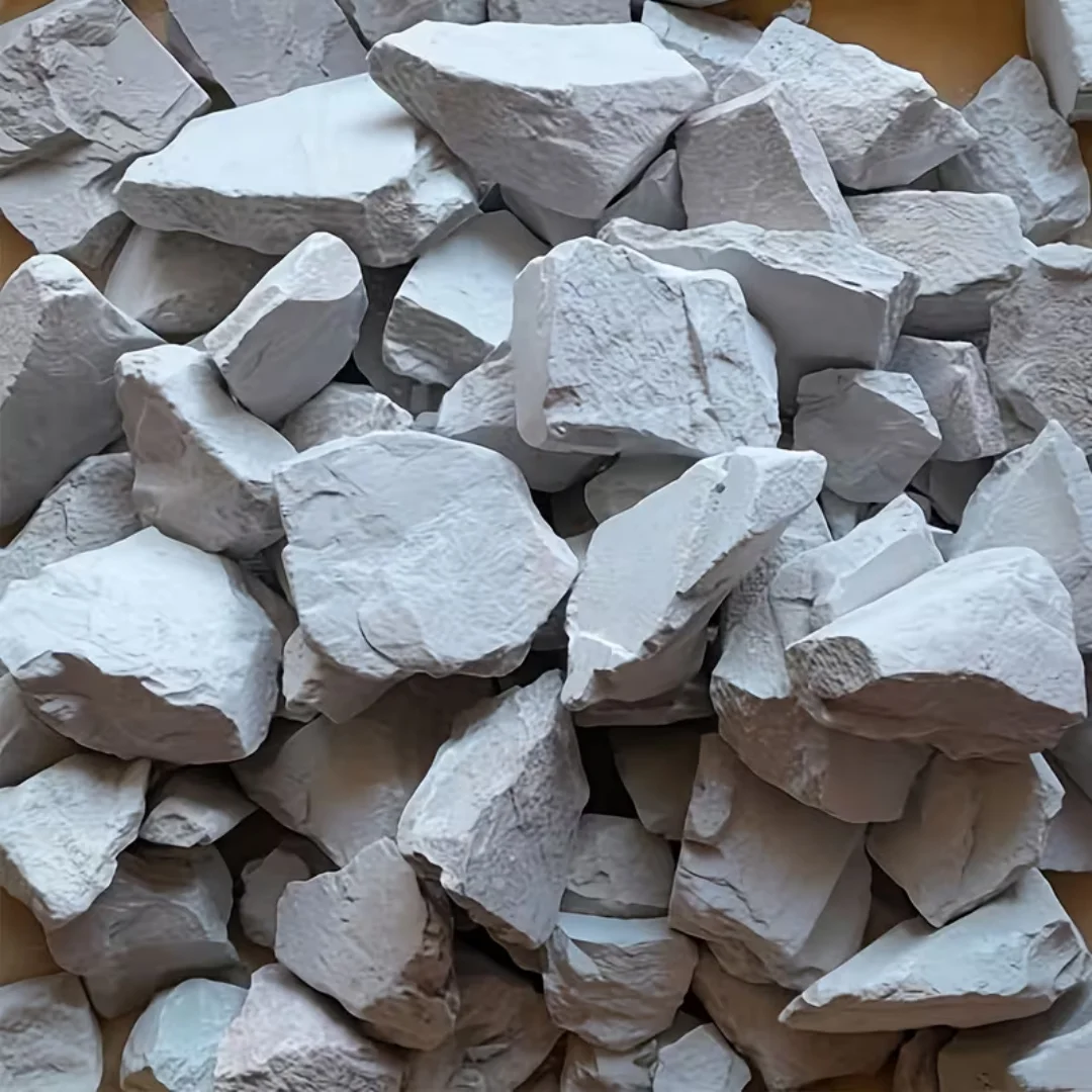 Natural White Chalk Clay, White Soil, Chalk Clay Lump, Roasted Burnt Clay White Clay Block, Natural Pure, Decorative Stone