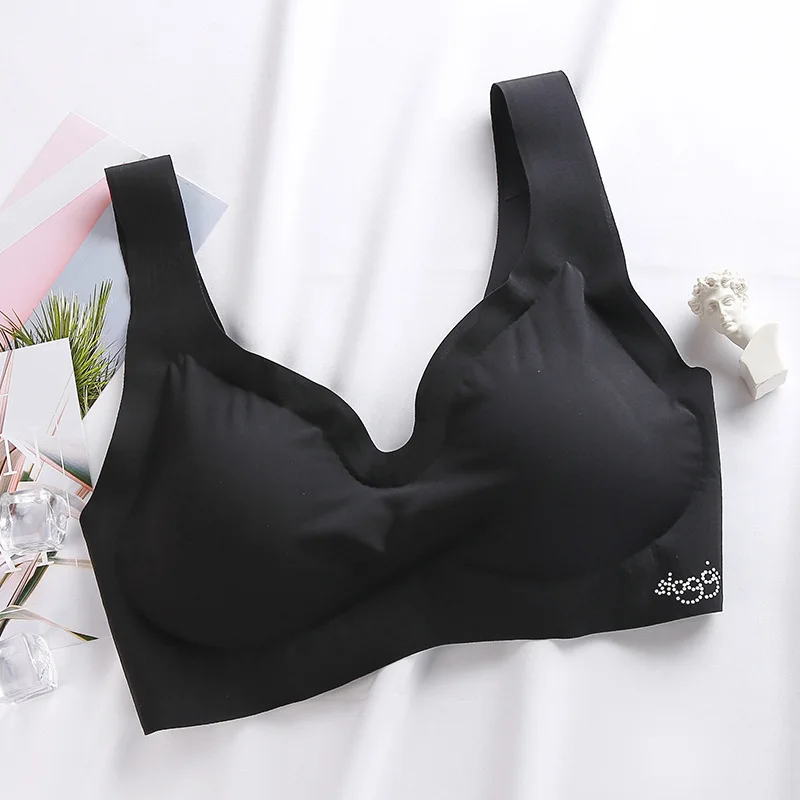 Seamless Comfortable Sports Bras Women Brassiere Push Up for Small Chest Sexy Yoga Gym Underwear with Thin Padding Sleeping Top