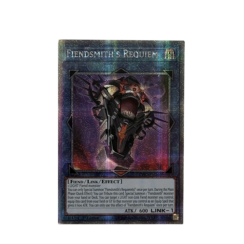 ยูกิโอ! คอลเลกชัน DIY Proxy การ์ด Fiendsmiths Tract Requiem Lacrima the Crimson Tears Fiendsmith Non-Original คอลเลกชันเกม