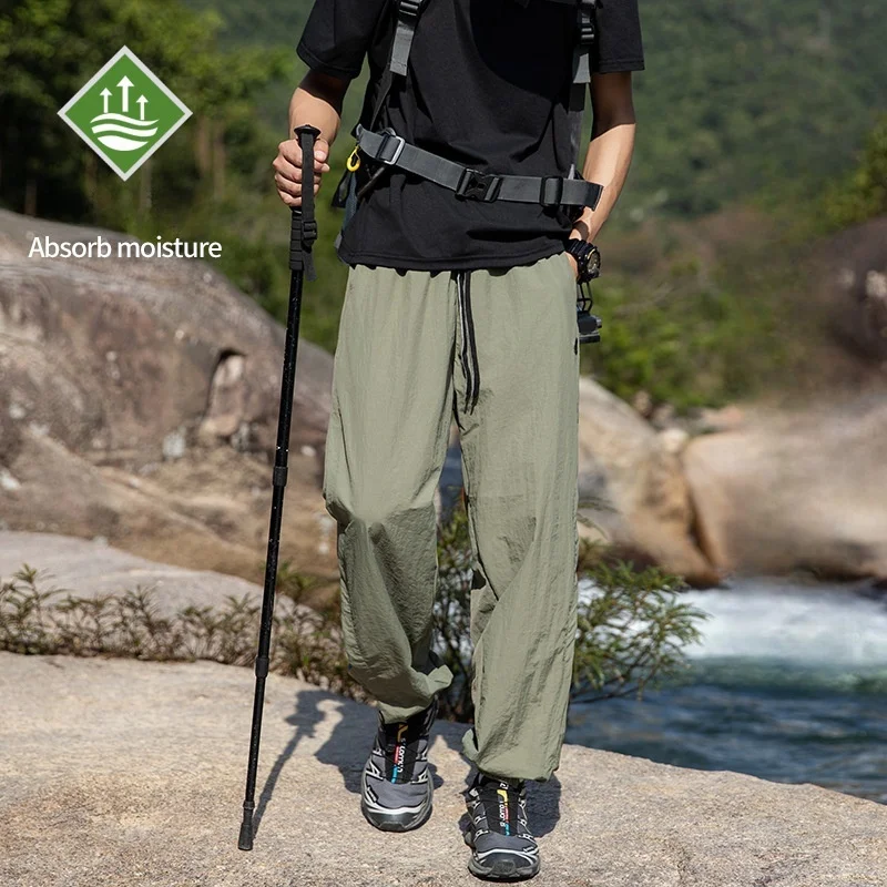 

Work Pants Men's Spring Summer Straight Men Women's Functional Outdoor Windproof Waterproof Sports Mountaineering Charge Pants