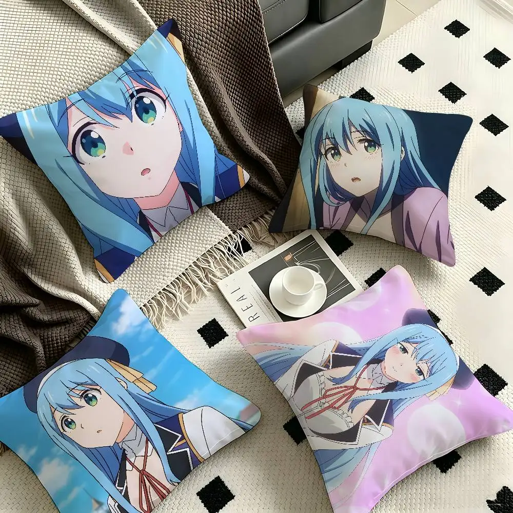 1pc Sicily Von Claude Anime Characters Pillow Case Fashion Square Pillowcase Bedroom Sofa Room Ins Decoration Leisure