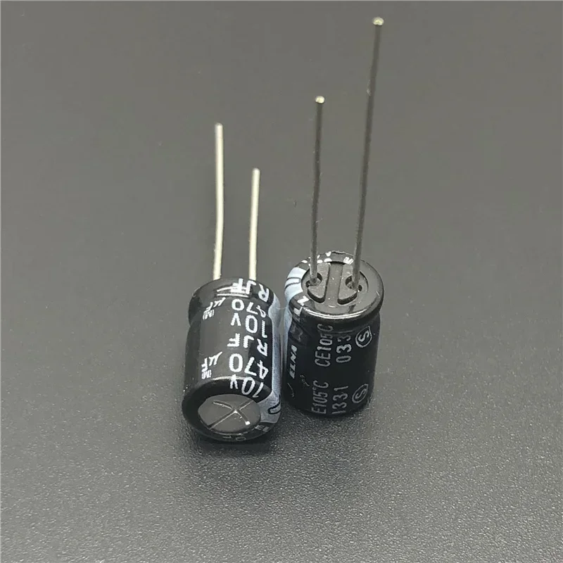 10 قطعة/100 قطعة اليابان ELNA RJF سلسلة 8x11.5 مللي متر 10V470uF سوبر مقاومة منخفضة عالية الموثوقية مكثف الصوت #2