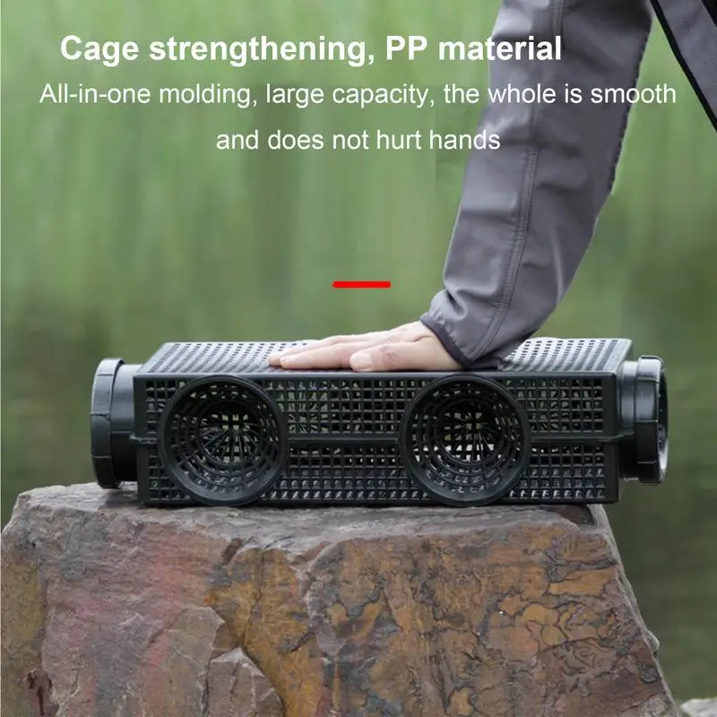 釣りケージポータブルケージ屋外漁網ケージウナギキャッチャー魚キャッチャートラップロブスターニシンエビ用