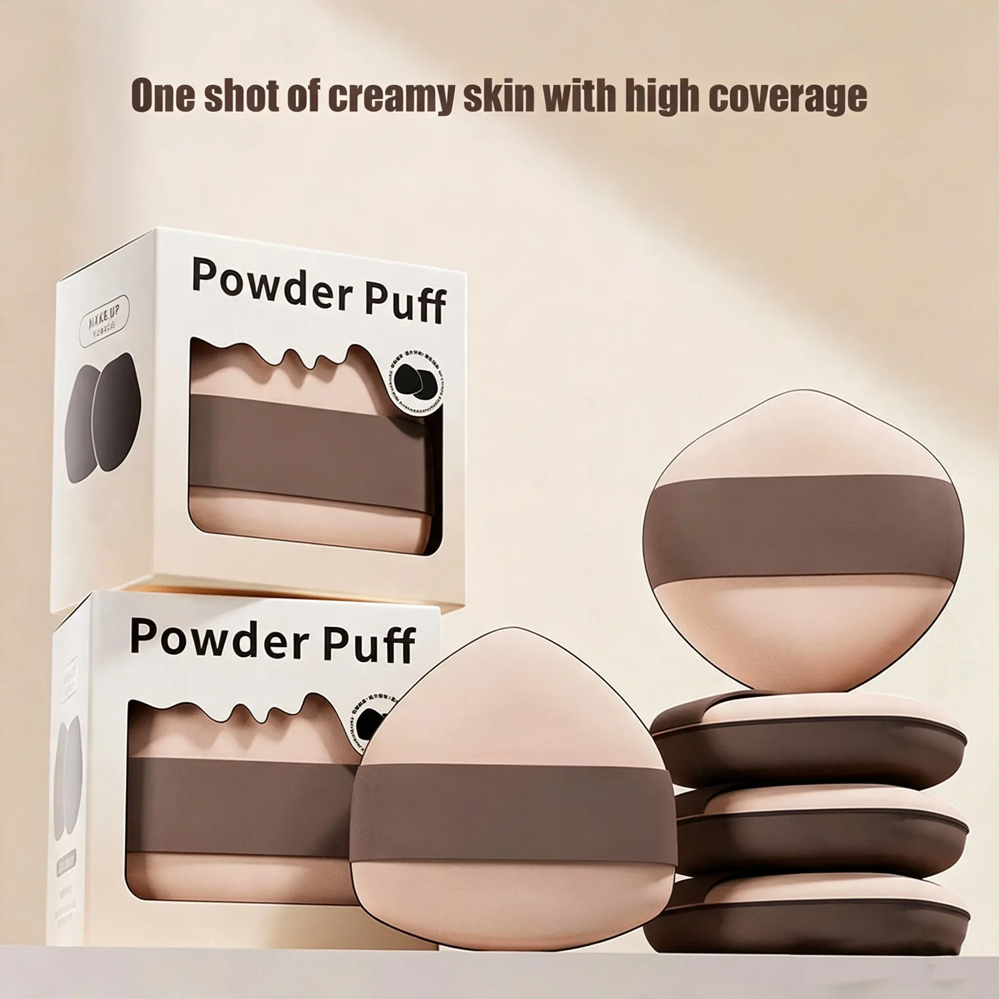 Super Thick Cosmetics Puff Large High Elasticity Concealer Foundation Sponge Cushions Wet Dry Dual-Use Makeup and Beauty Tools