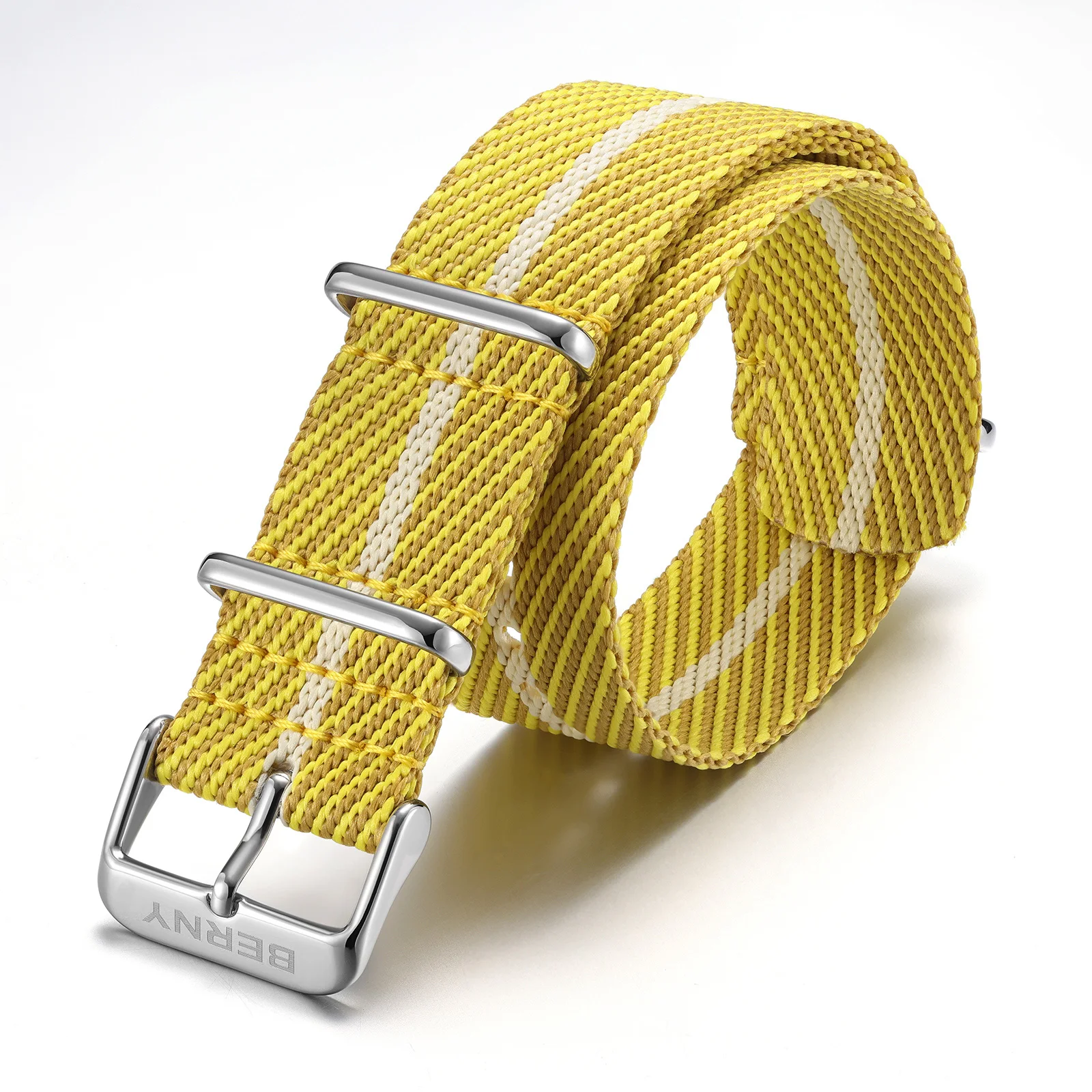 Image of BERNY Nylon-Armband, 20 mm, 22 mm, universelles Uhrenarmband, weiches, modisches Sportarmband, hochwertige Uhrenteile, Ersatz