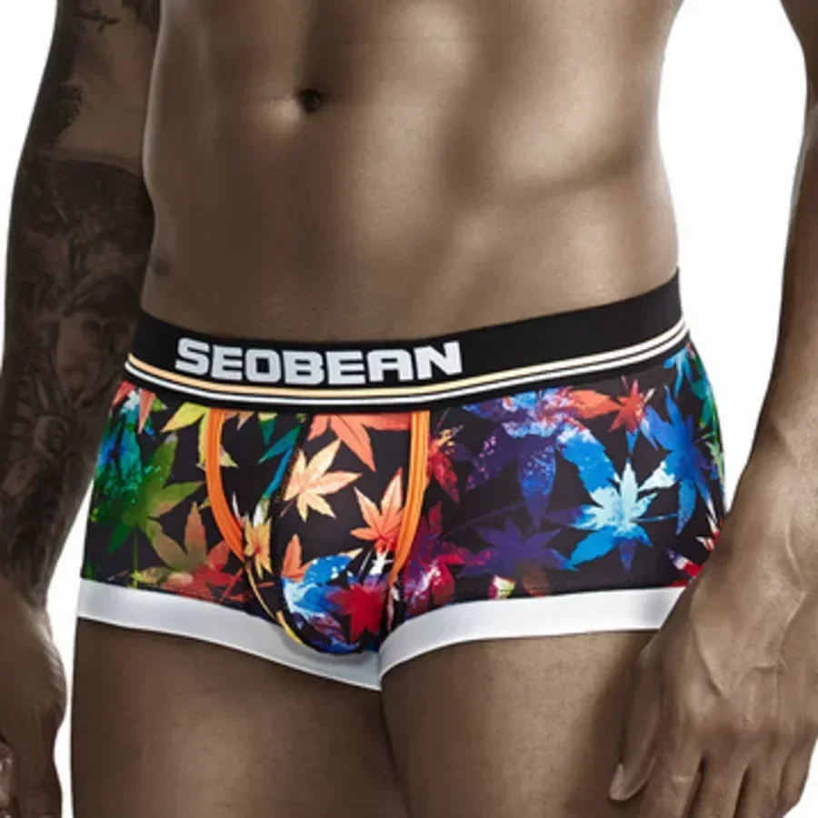 oung Men Sexy Tiger Print Briefs Trendy Stylish Underpants For College Daily Home Wear
