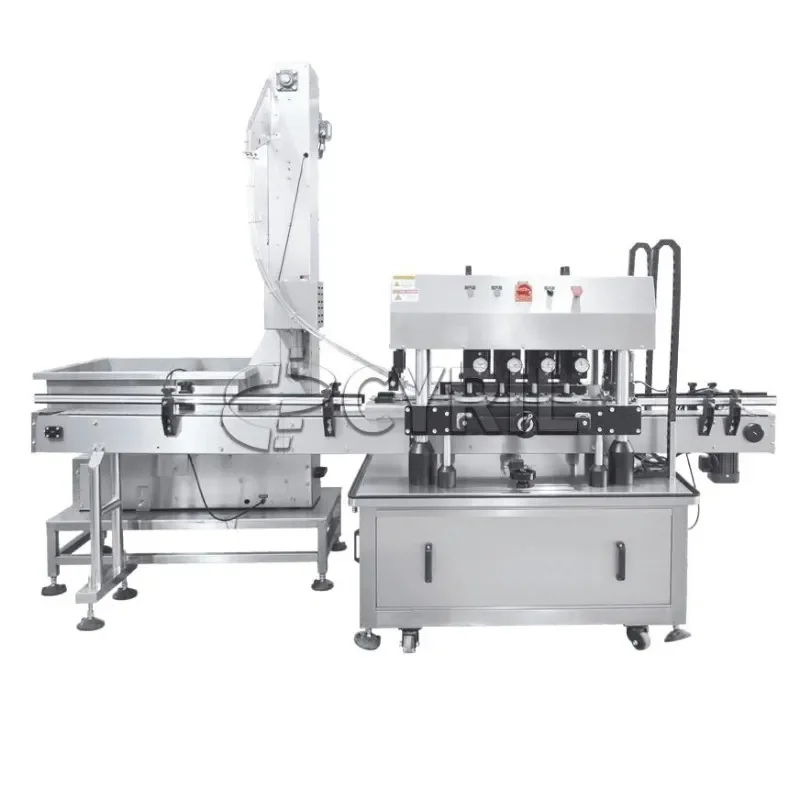 2026 hot sale Automatic Vertical Metal Cans Capping Aluminum Cans Machine Snacks, Nuts, Sweets High-efficiency Rotary Capping