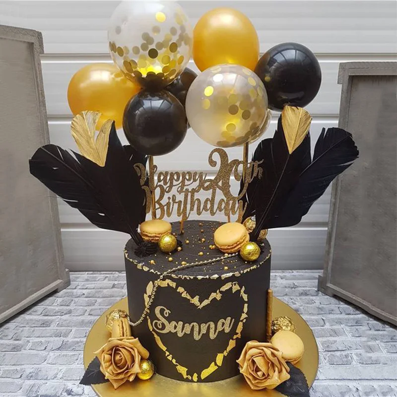 

Mini Balloon Cake Topper Decoration Confetti Cloud Shape Birthday Wedding Party Cake Top Decoration Party Decoration Supplies