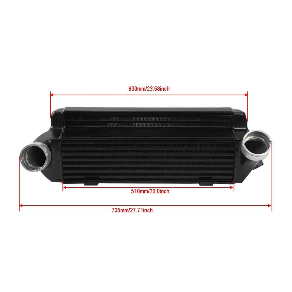 Automotive intercooler for  N54 135 335 Z4 E82 E88 E89 E90 plate radiator