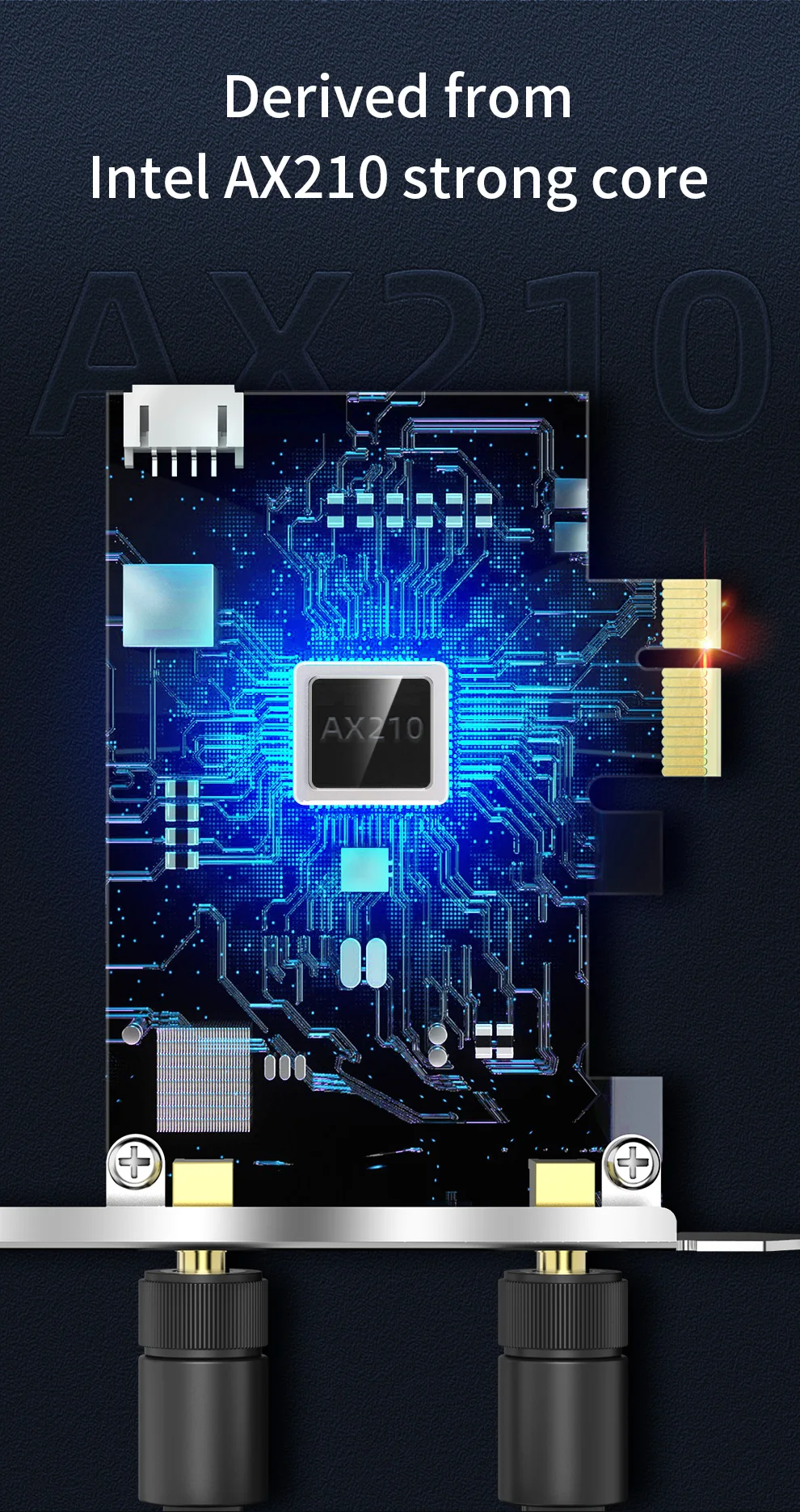 Comfast wifi6e 5374m/3000mbps adaptador pci-e 2.4g & 5ghz & 6ghz tri-band adaptador wifi 802.11ax placa de rede pcie bt5.3 para win10/11