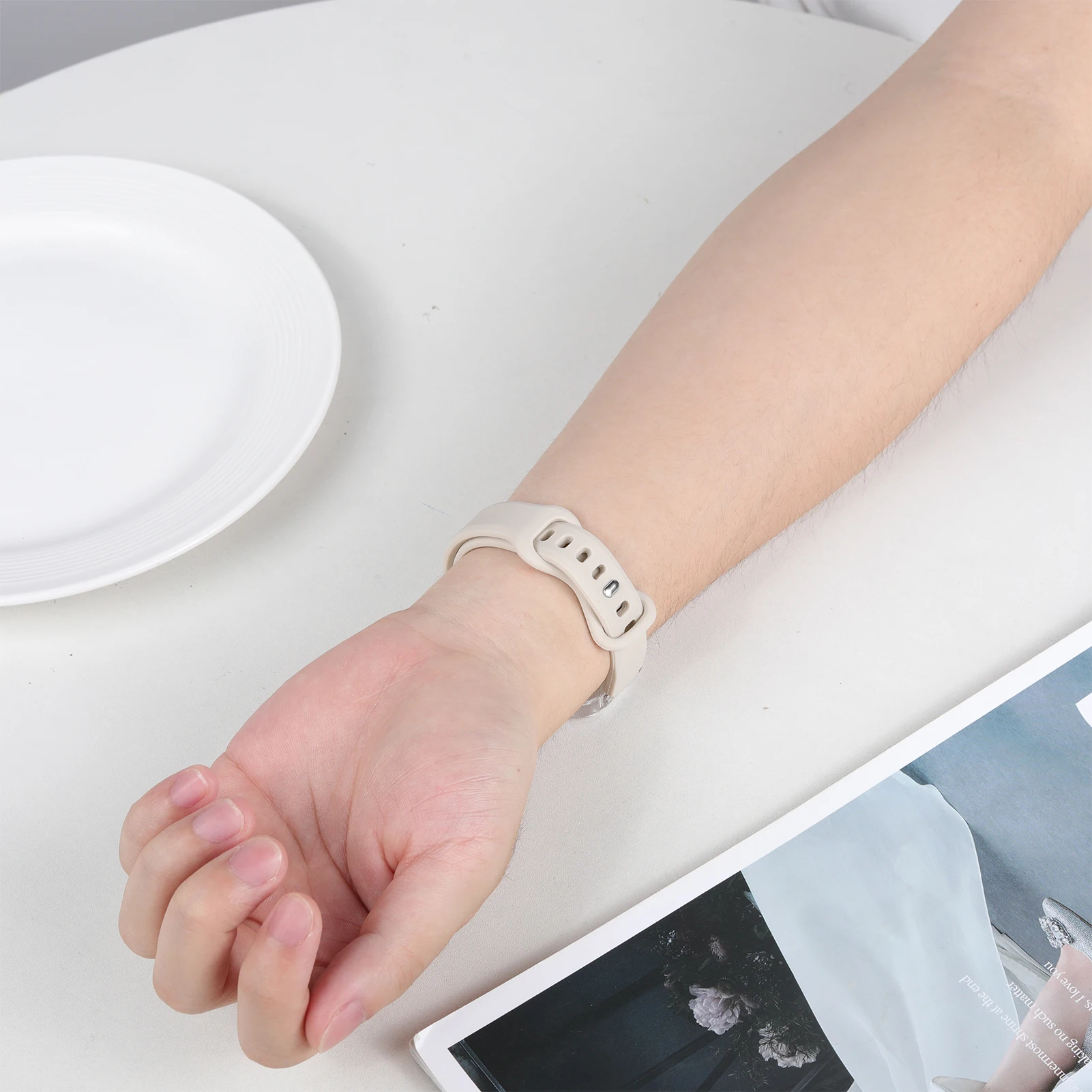 حافظة + أشرطة لساعة Xiaomi mi band 9 8 النشطة ملحقات كوريا سوار من السيليكون + غطاء حماية للكمبيوتر الشخصي لفرقة Redmi 3