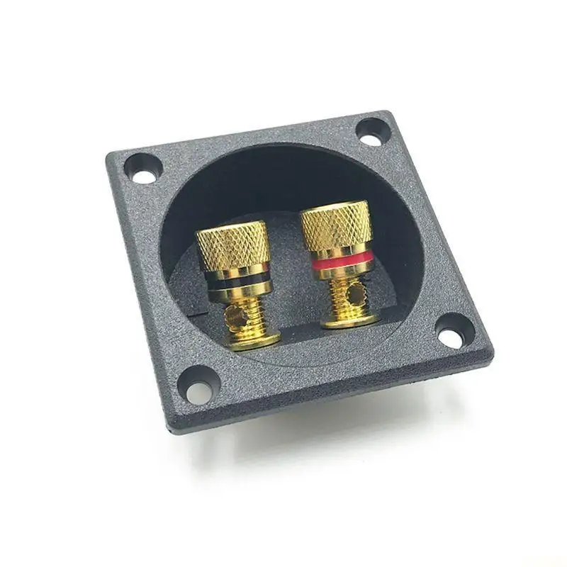 B03F High-grade Red and Black Wiring Metal Post Wiring Clip Speaker Accessories