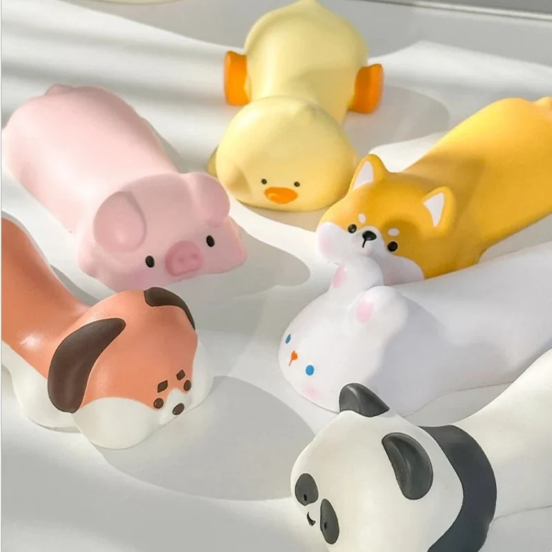 2Pcs New Cute Wrist Rest Support For Mouse Pad Computer Laptop Arm Rest For Desk Ergonomic Kawaii Slow Rising Squishy Toys