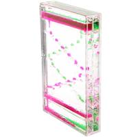 Liquid Hourglass Desk Timer Productivity Sensory Toy Decoration Double Color Oil Dropping Design Creative Shaped Home Tabletop