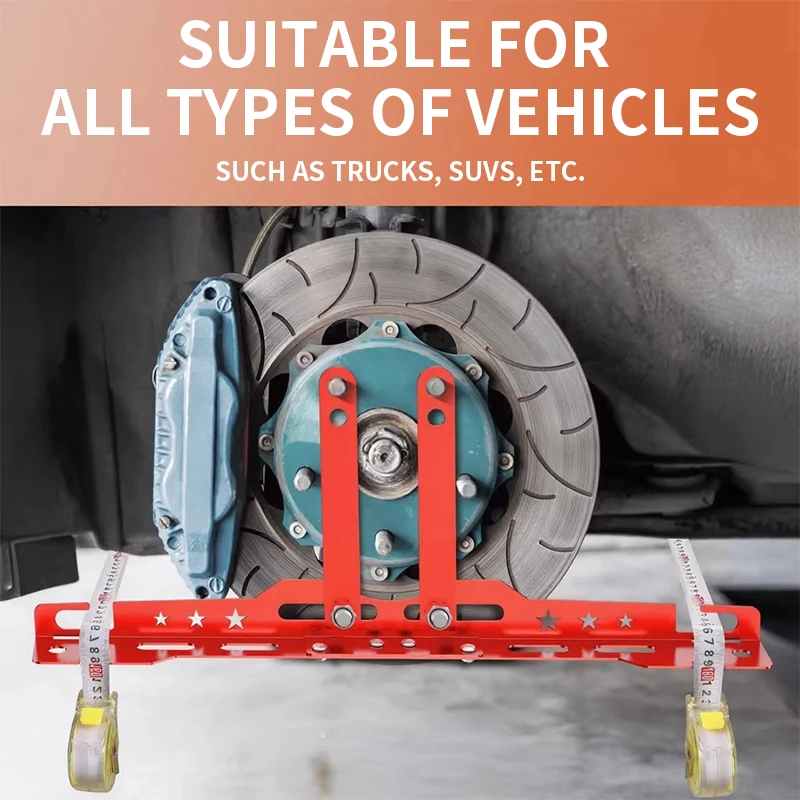 

Wheel Alignment Tool Adjustable Wheel Hub Aligner Heavy-Duty Toe Adjustment Plate Wheel Hub Balancing Accessories