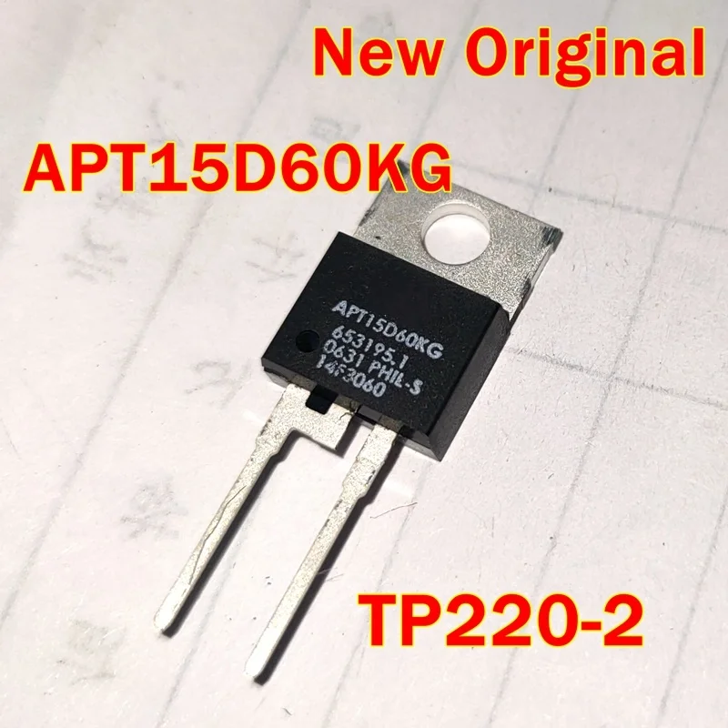 1pcs to 20pcs APT15D60KG  TP220-2  New Original ULTRAFAST SOFT RECOVERY RECTIFIER DIODE