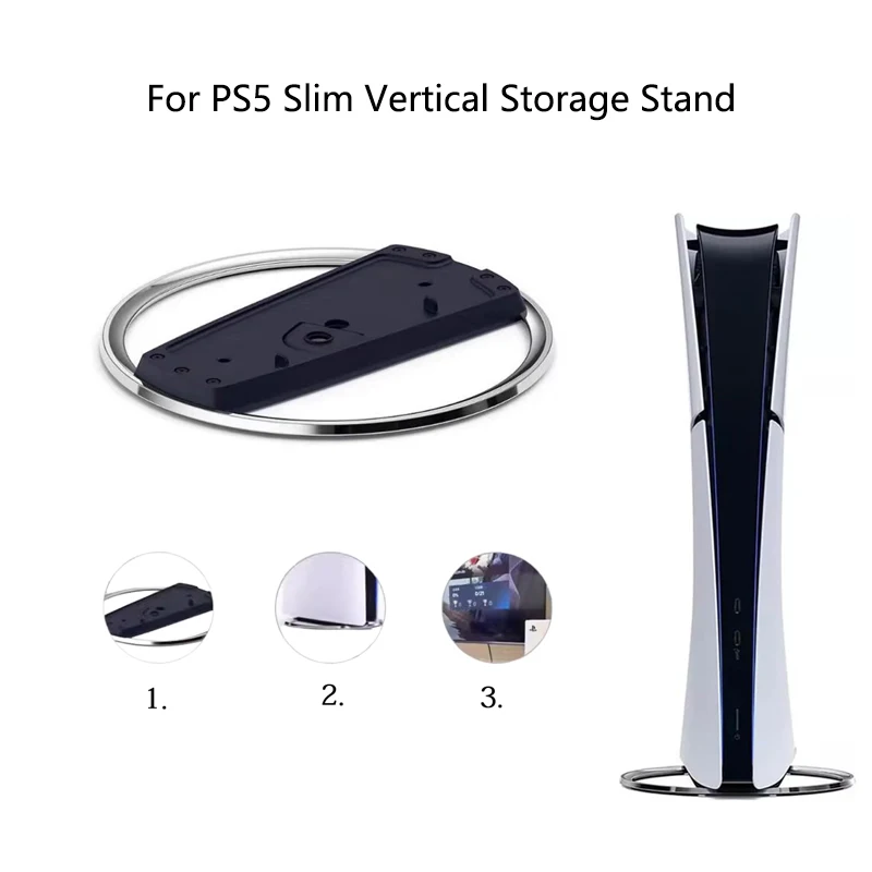 console-host-stand-para-ps5-suporte-de-armazenamento-vertical-base-de-metal-playstation-5-acessorios-do-jogo-substituicao