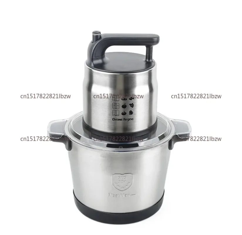 8L Machine Household Kitchen Food Mixer Vegetable Foufou Fruit Blender Mixing Tool EU UK Plug Large Capacity