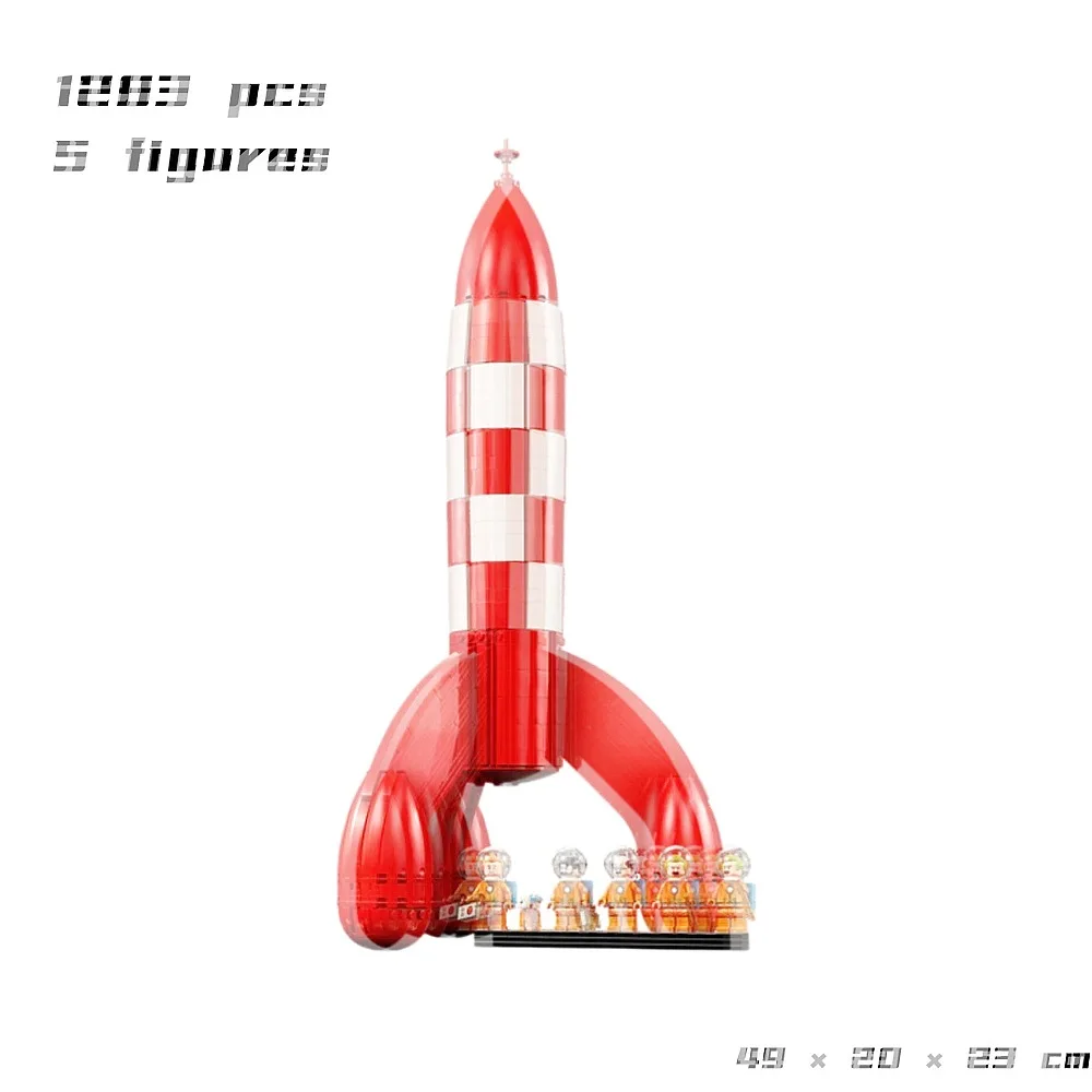 kit-de-technologie-d'assemblage-diy-scene-de-film-spatial-classique-vehicule-de-lancement-rouge-1283-pieces-jouets-d'exposition-a-domicile-cadeau-pour-adultes