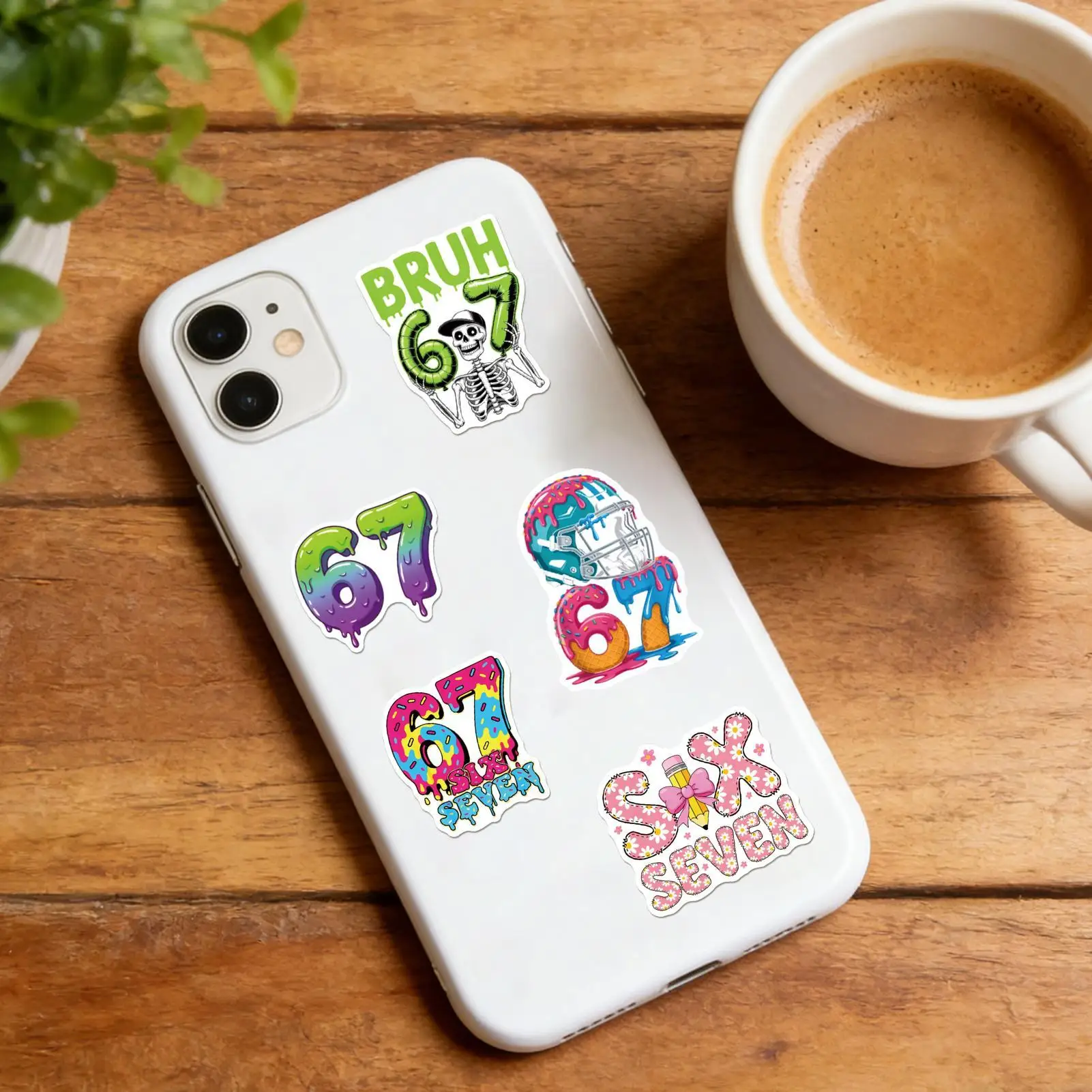 

Наклейка-каракули, 50 листов, водонепроницаемые самоклеящиеся бирки, милая наклейка для делового дома, двери, бутылки вина, чашки, упаковка на день рождения