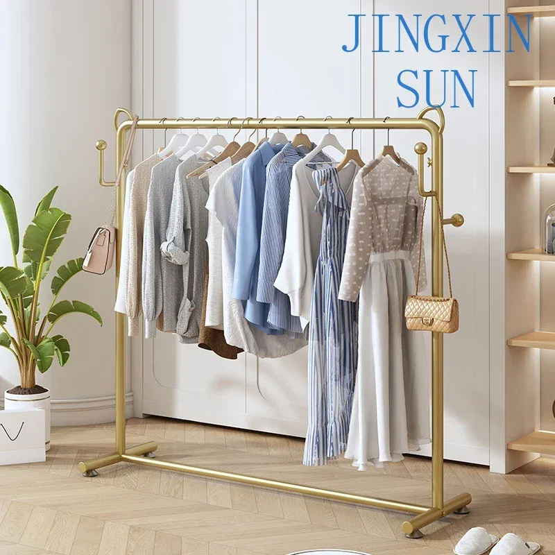 Hanger floor folding light luxury hanger single rod drying