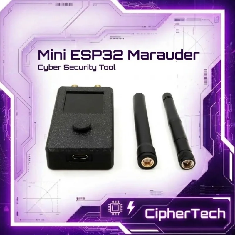 

Мини-устройство для разработки на ESP32: Wi-Fi + Bluetooth, двухрежимный беспроводной анализатор мониторинга, портативный многофункциональный модуль, набор для самостоятельной сборки