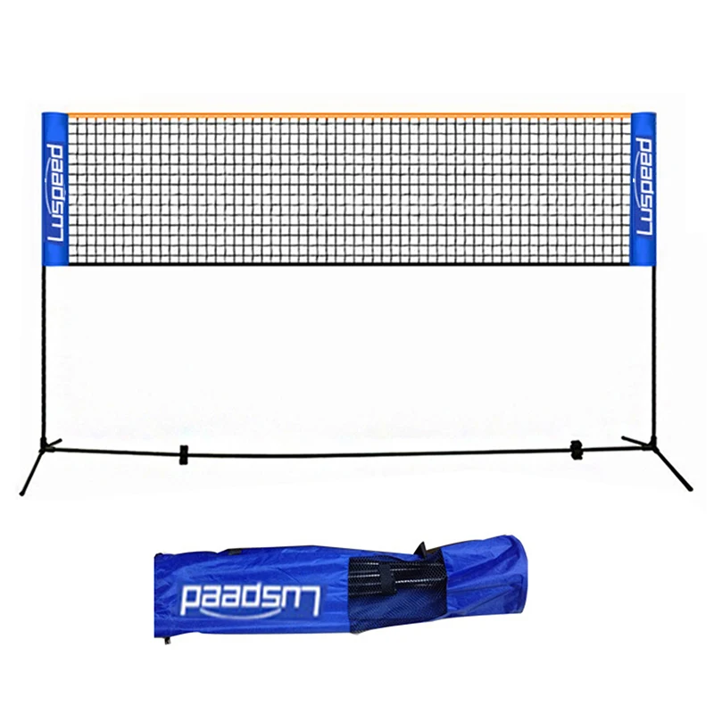 Rete da Badminton professionale Standard pieghevole portatile Indoor Outdoor Sports pallavolo Tennis Training reti quadrate Mesh