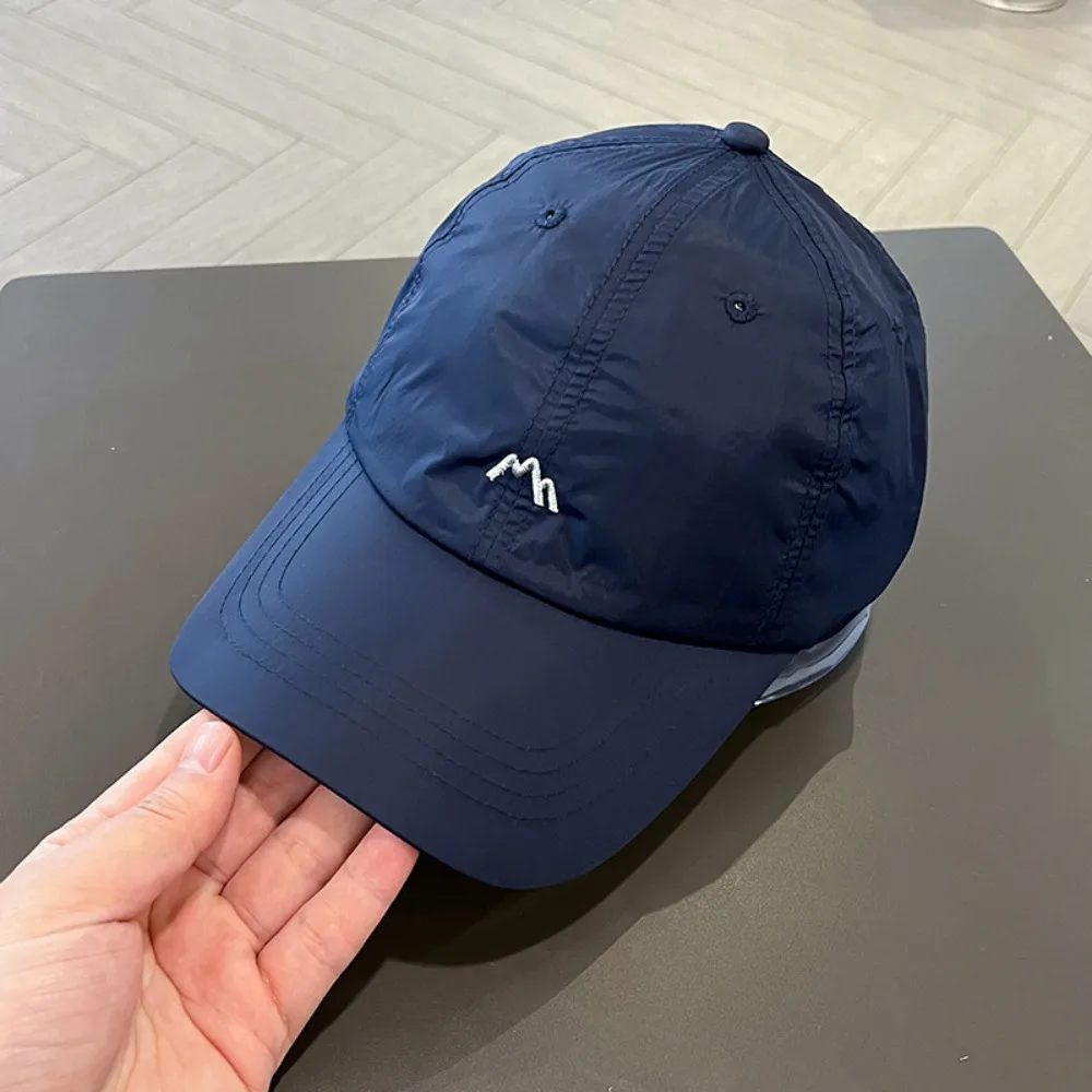 Modische, schnell trocknende Sommer-Baseballkappe, UV-Schutz, atmungsaktive Sonnenhüte, verstellbare große Trucker-Kappe für Männer und Frauen