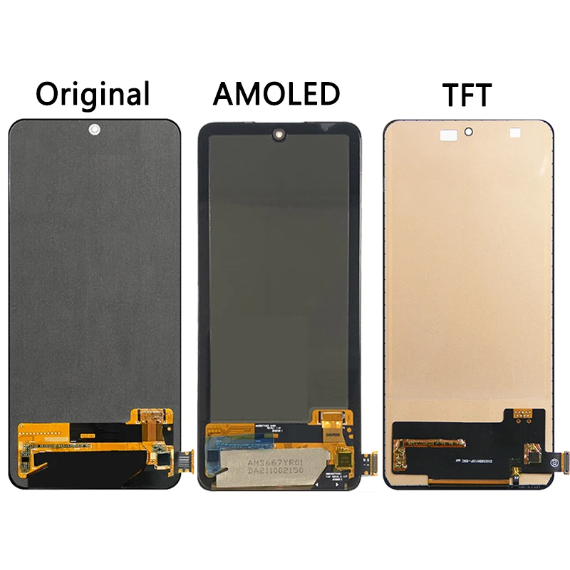 6.67“AMOLED For Xiaomi Redmi Note 12 Pro 4G LCD Display Touch Screen Digitizer Assembly Replacement ‎2209116AG LCD