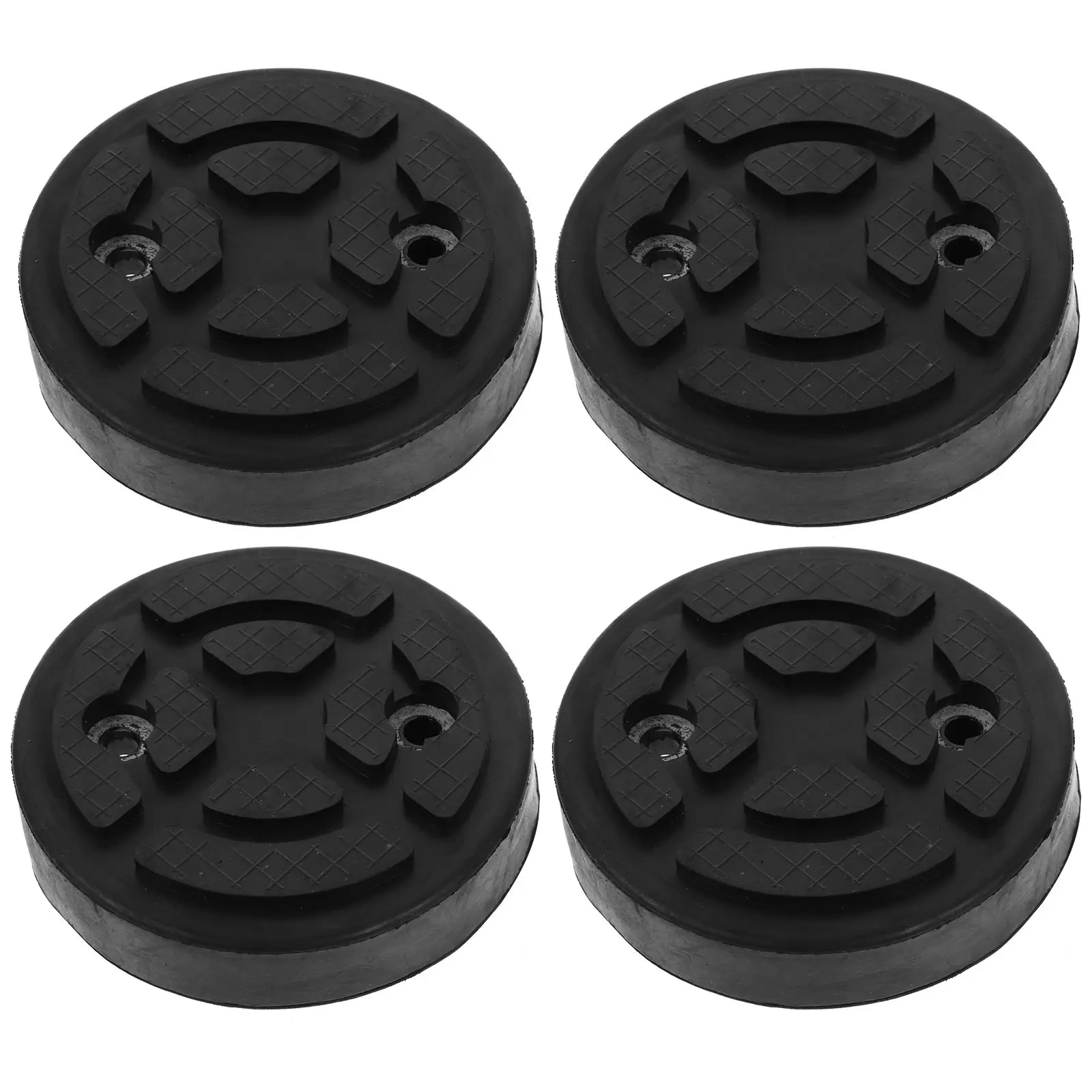 

4Pcs Professional Two-post Lift Rubber Mat Jack Pad Car Universal Jacking Elevator Stand Pads Floor Car Lift Point Pad Lifting