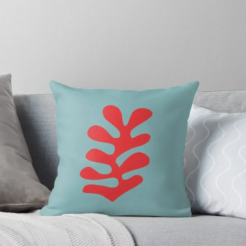 Matisse Leaves Cut Out #3 Throw Pillow Anime Christmas Pillow pillow