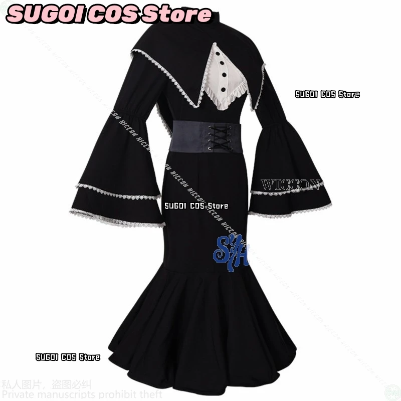 Аниме-игровой проект Sekai Cosplay Idol Girls Groups Nightcord At 25:00 Костюм Mikkuu {SUGOI COS} Винтаж Гот Лолита Хэллоуин