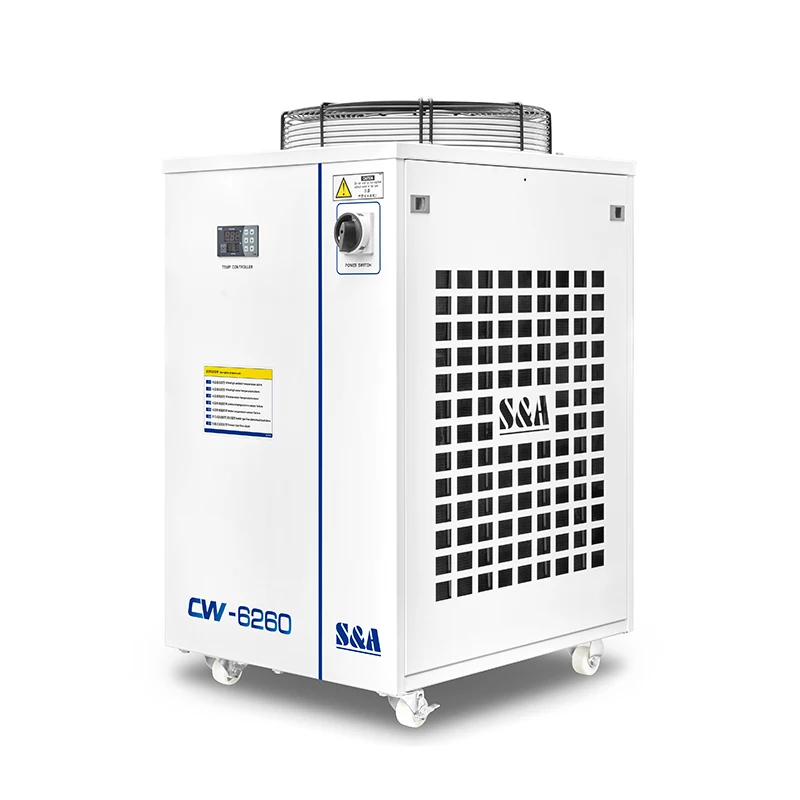 S&A CW-6260AN Water Cooling System Air Cooled Machine CNC Spindle Chiller for  Cutting and Engraving