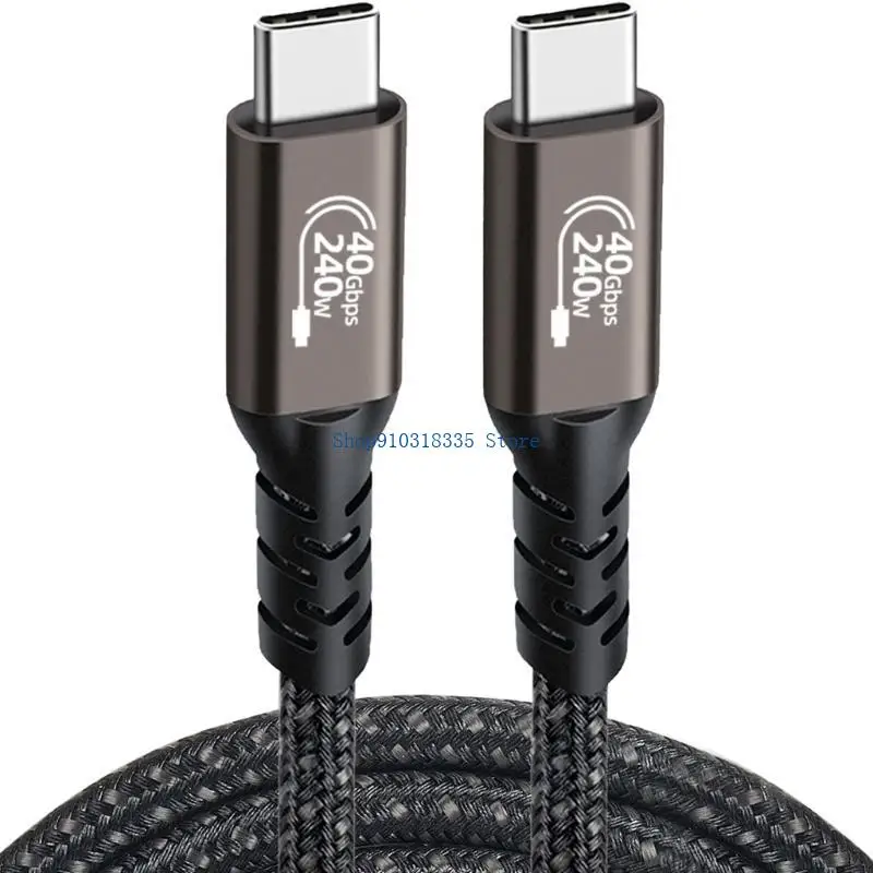  40Gbps USB4 Cable for Thunderboltcompatible 4 Cable, 240W Charging,40Gbps Data, USB C Cable Supports 8K Display