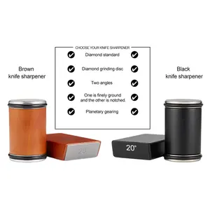 سكين مغناطيسي مبراة كيت سكين مغناطيسي قابل للتعديل زاوية اسطوانة مجموعة المطبخ السيراميك أداة تلميع جديد أفضل 8 مبيعات صنفرة لشحذ السكاكين - No3