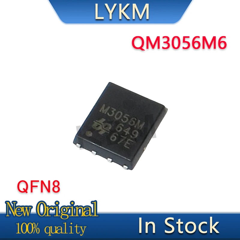 5-10/PCS New Original QM3056M6 QM3056M M3056M QFN8 Field effect tube In Stock