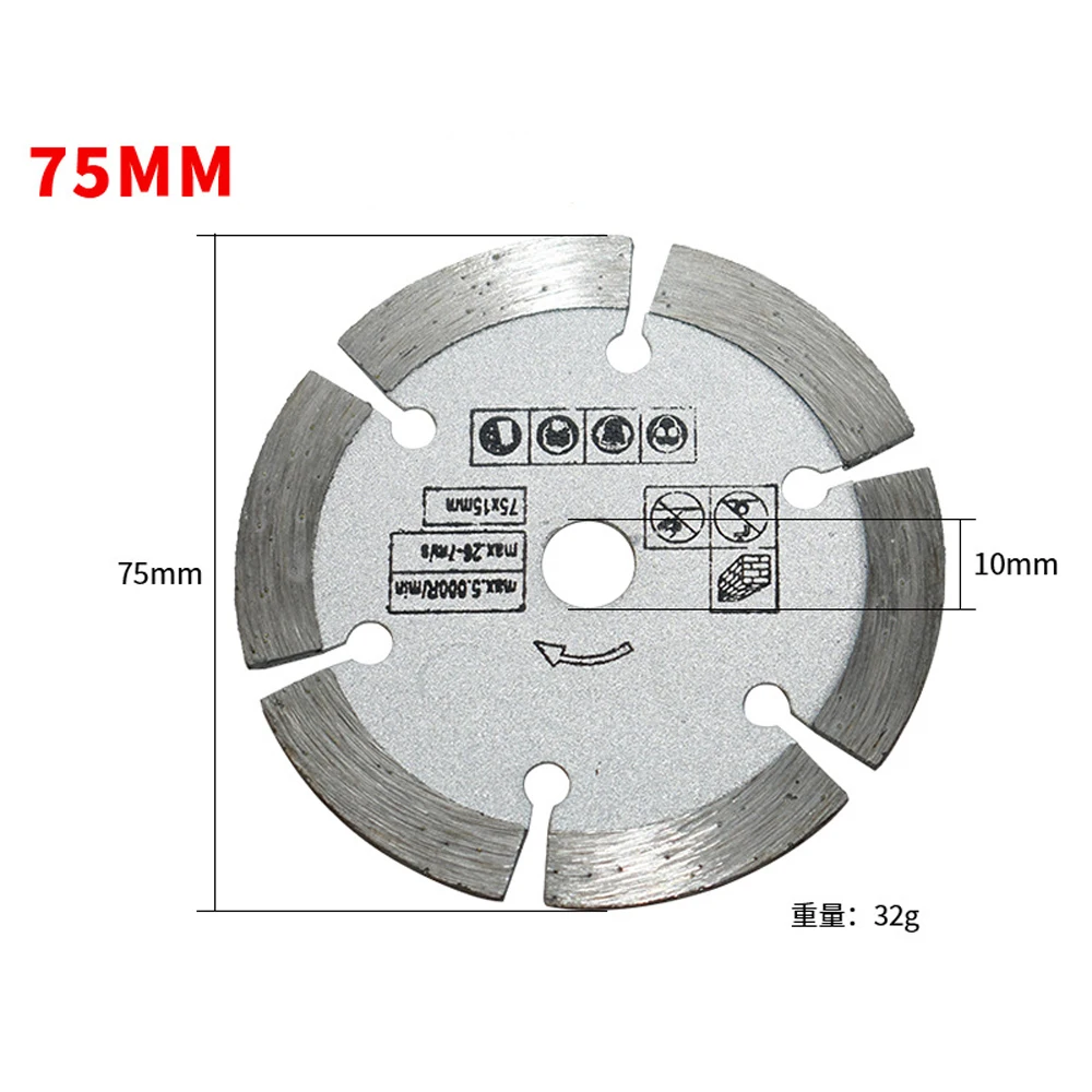 7 قطعة 3 بوصة شفرة منشار دائري أسطوانة تقطيع زاوية طاحونة عجلات أقراص رفرف شفرات الرملي أقراص شفرات قطع الماس #4