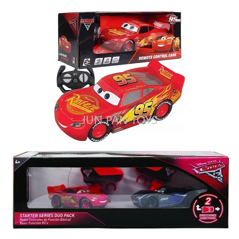 Pixar Cars Starter Series Duo Pack RC Remote Control Lightning McQueen Cars Models Collectible Children's Toy Boy Model Gift 1pc