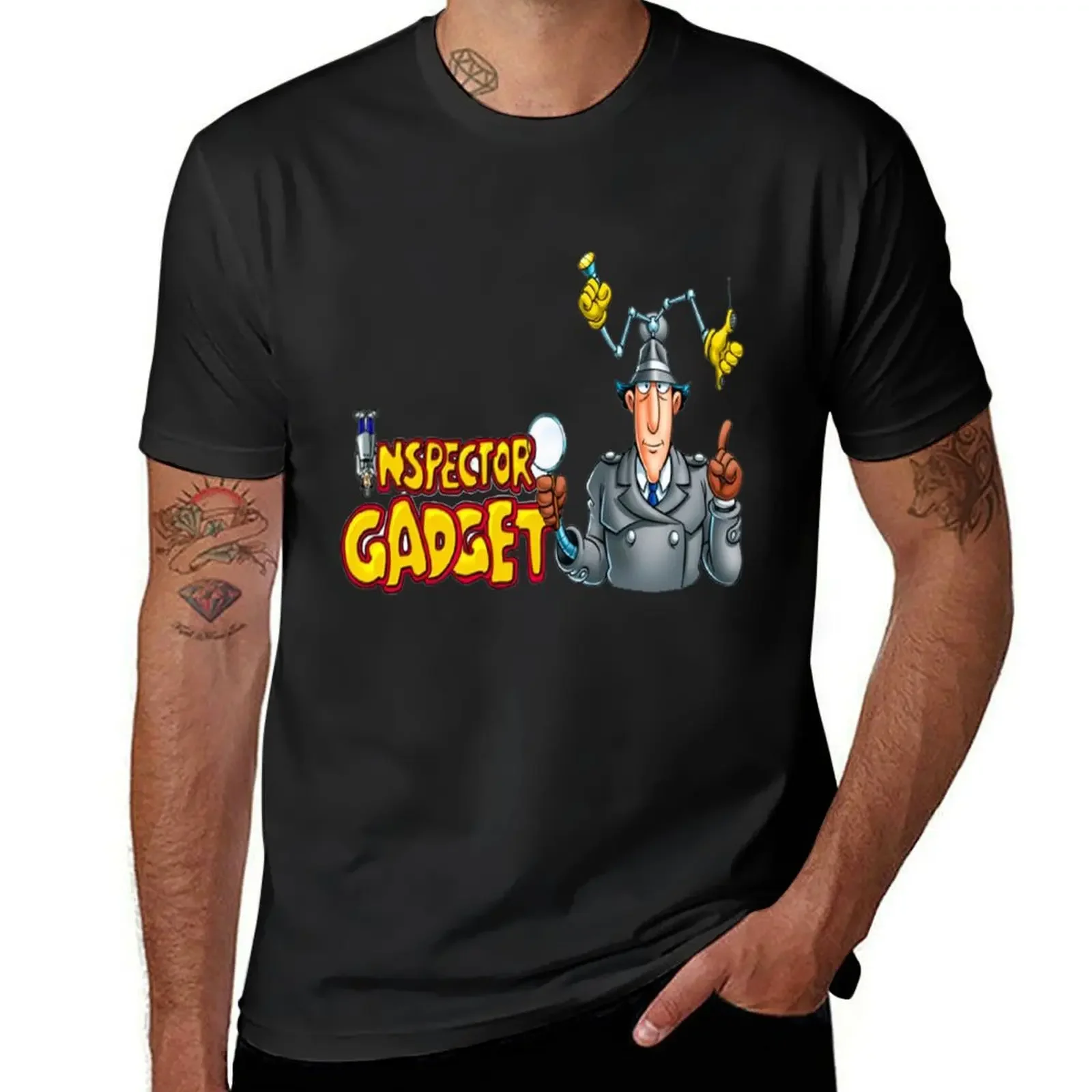 Inspector Gadget inspector gadget cartoon inspector gadget costume T-Shirt vintage t shirts summer top mens plain t shirts