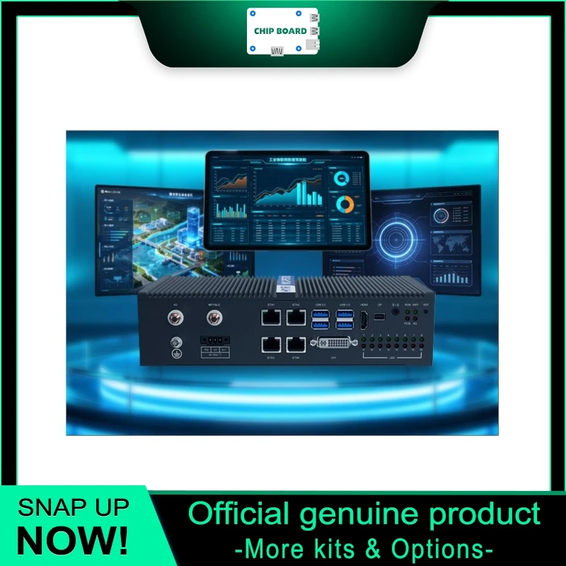 MYiR MIC-P5760 RK3576 Industrial Edge Computer 4 Gigabit Ports 4 CAN Bus Gateway for Energy Control