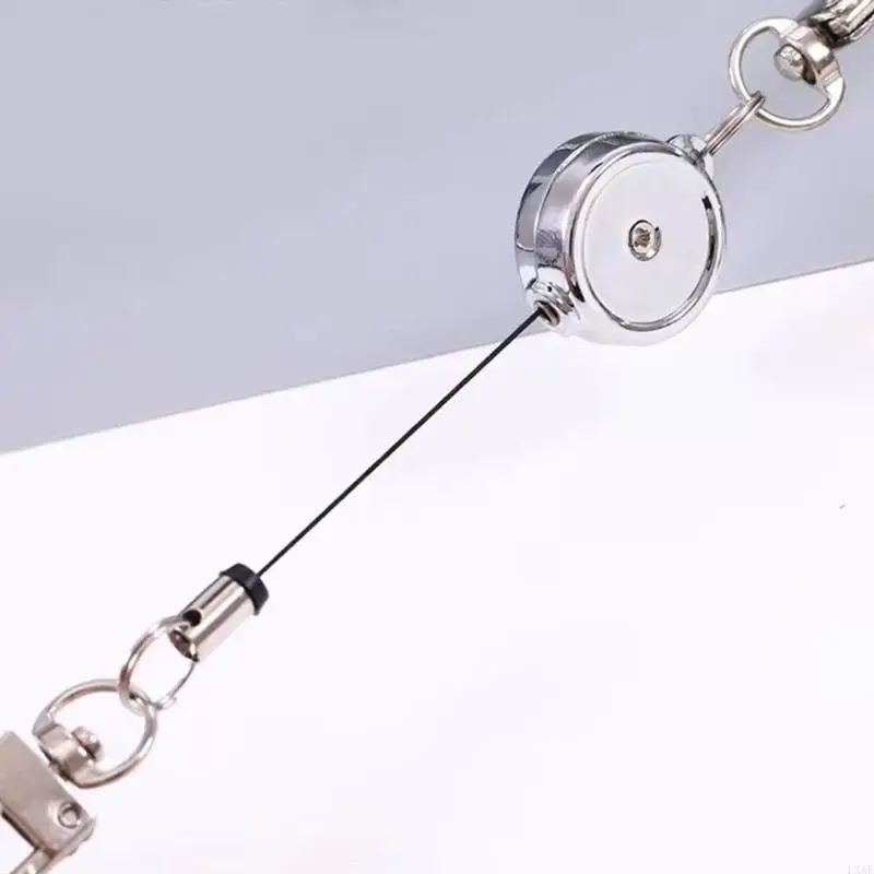  Zinc Alloy Double Door Easy-to-pull Keychain Small Bag Charm Quick Connection For Daily Commute Travel Organiser