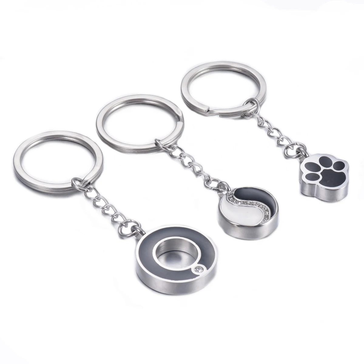 قلادة تذكارية من الفولاذ المقاوم للصدأ ، تذكار حرق الجثث للرماد ، سلسلة مفاتيح جرة ، مجوهرات مقاومة للماء ، قطة حيوان أليف ومخلب كلب ، بيع بالجملة #6