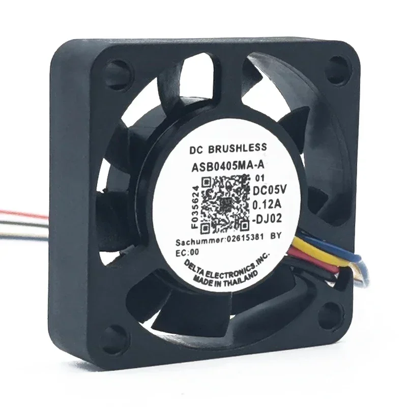 40*40*10MM Delta ASB0405MA-A 5V 0.12A 4cm/cm, silent usb dc power supply small fan 4010