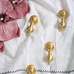 MFYS Solid Brass Handles for Cabinets and Drawers Copper Kitchen Cupboard Door Knobs French Furnitrue Handle Cabinet Hardware