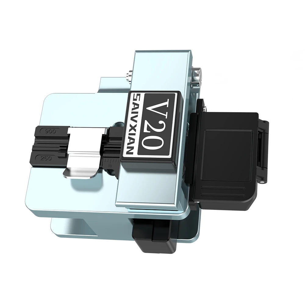 SAIVXIAN FN-V20 High Precision Tungsten Steel Blade Metal Scrap Collection Cutter Fusion Splicing FTTH Fiber Optic Cleaver