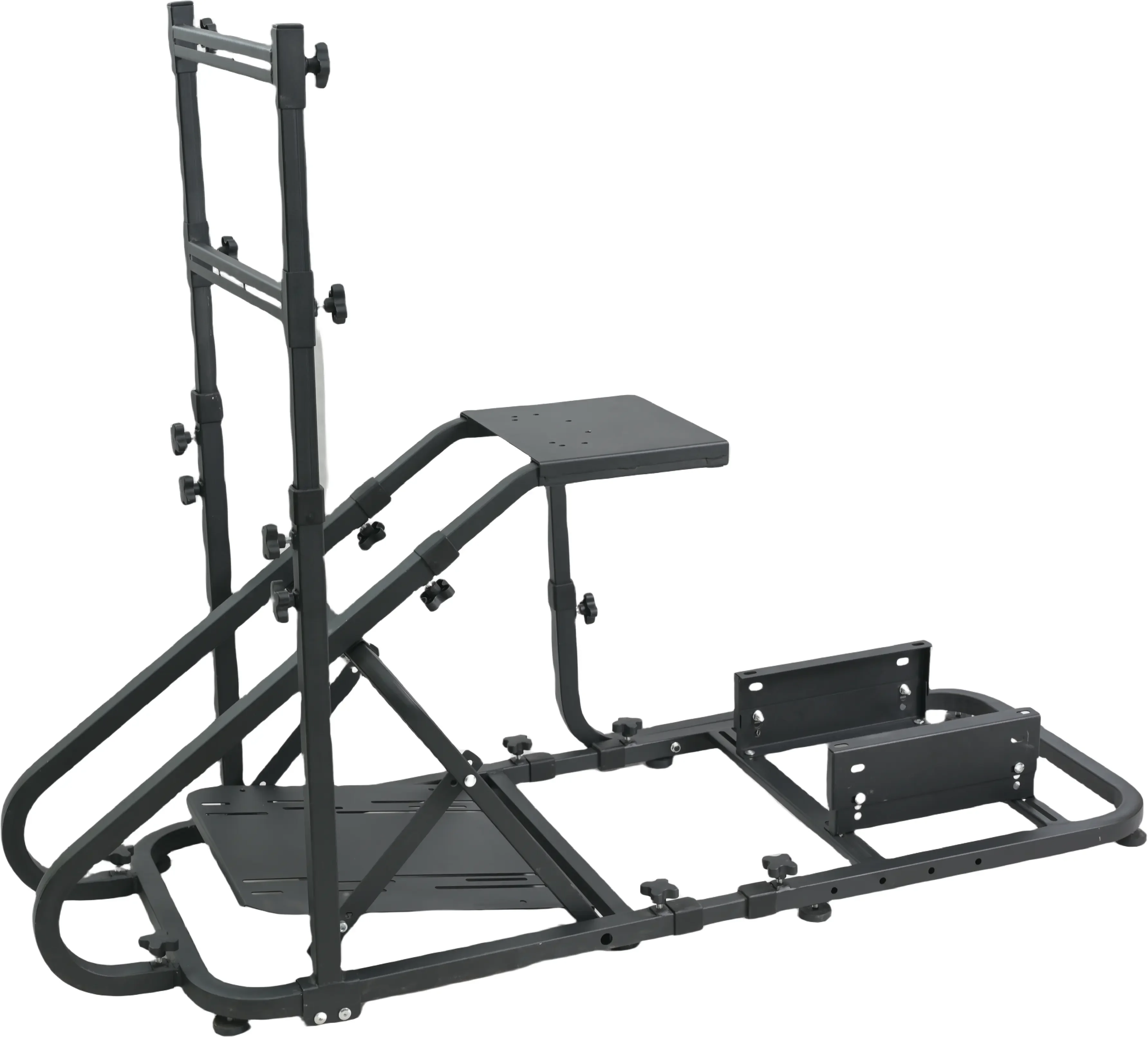 1012F Next Level Racing Rack Simulator Cockpit-Ergonomic Design PVC& Foam Construction Indoor Use  Stainless Steel