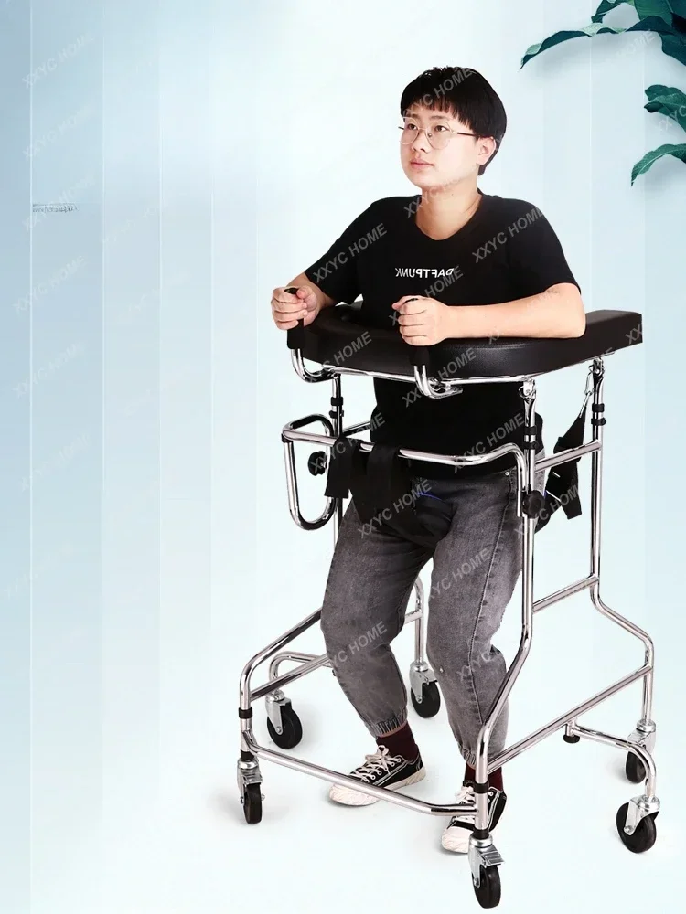 Adult Walker Stroke Hemiplegia Rehabilitation Equipment Elderly Walker