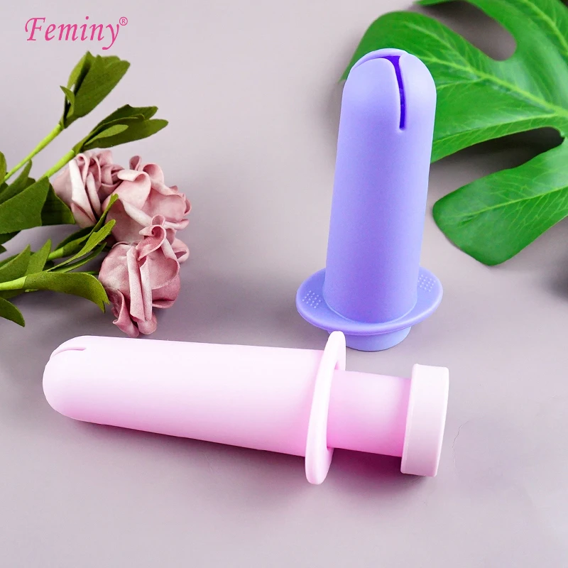 Disc/Cup Applicator Reusable Portable Medical Plastic Grade Booster Personal Hygiene Product Tampon Applicator